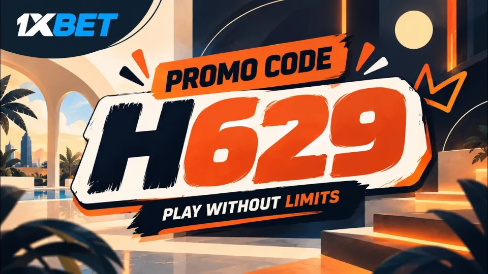 What does the 1xbet promo code H629 actually give new players?